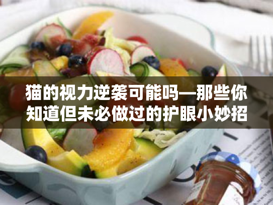 猫的视力逆袭可能吗—那些你知道但未必做过的护眼小妙招! 猫的视力逆袭可能吗—那些你知道但未必做过的护眼小妙招!