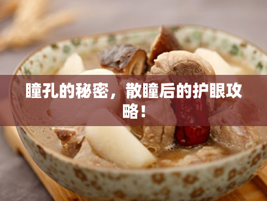 瞳孔的秘密,散瞳后的护眼攻略! 瞳孔的秘密,散瞳后的护眼攻略!